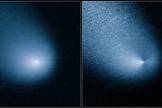 NASA's Hubble Space Telescope captured images of incoming comet Siding Spring.
