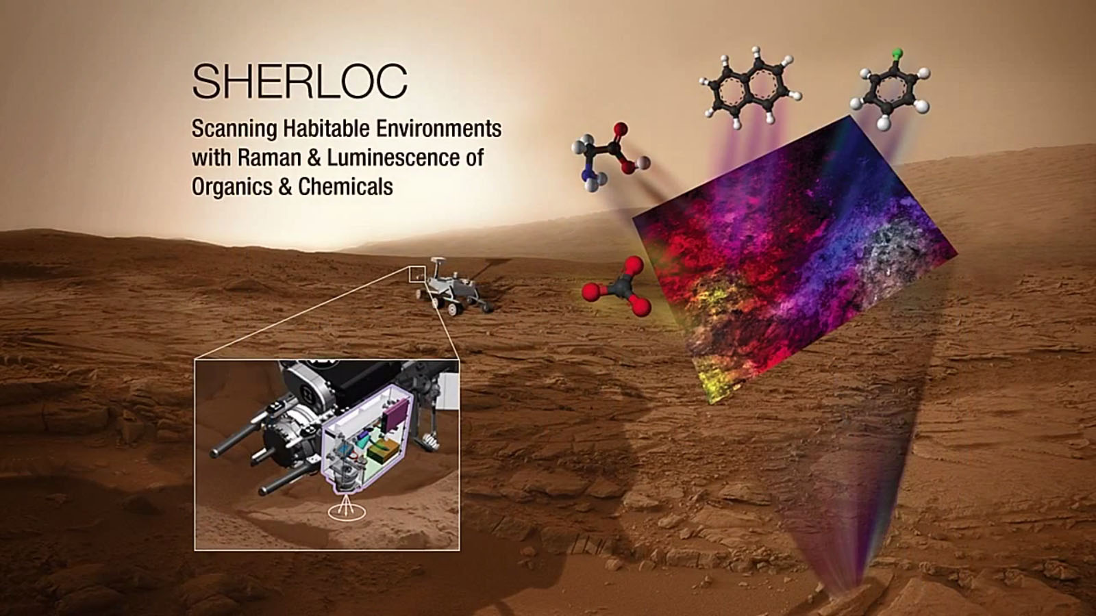 NASA Mars 2020 SHERLOC