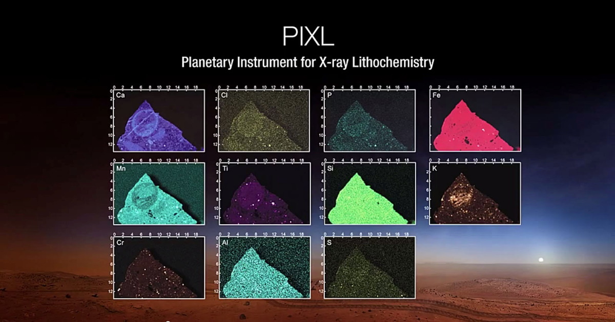Planetary Instrument for X-ray Lithochemistry (PIXL) Views