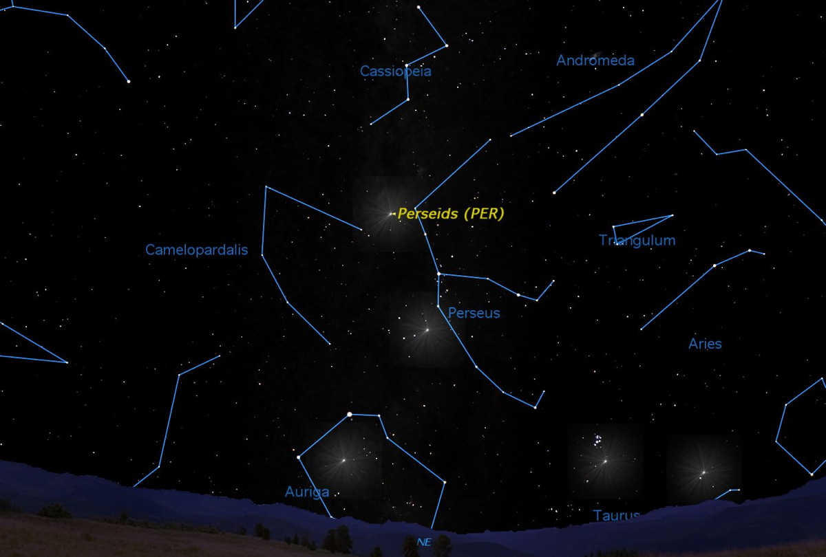 Perseid Meteors Peak, August 2014