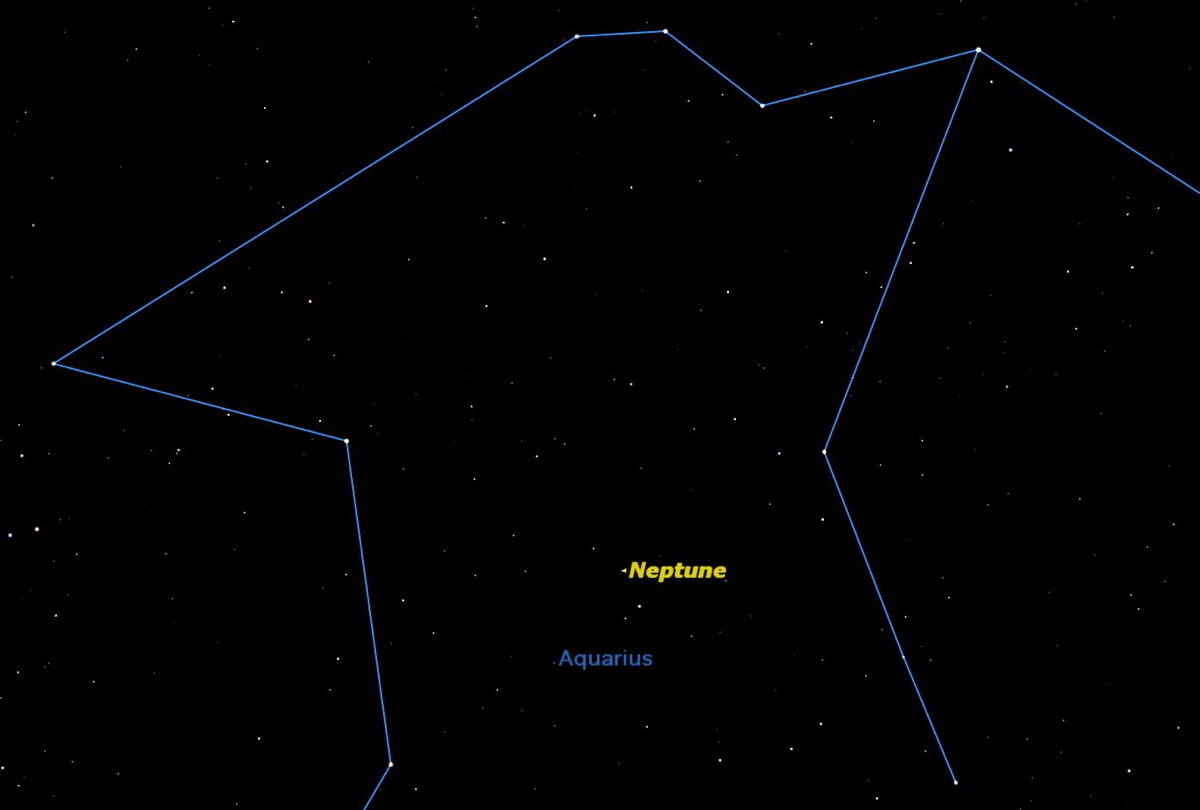 Neptune at Opposition, August 2014
