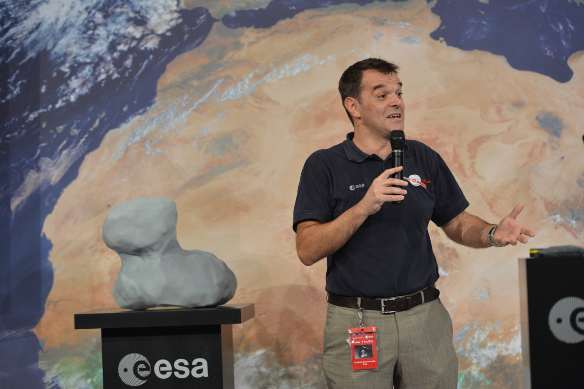 European Space Agency Rosetta Comet Arrival Event