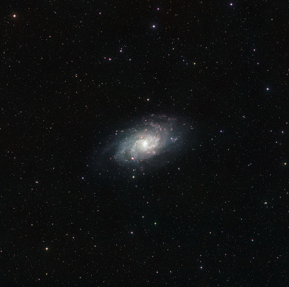 A wide view of the Triangulum Galaxy more than 3 million light-years from the Milky Way.