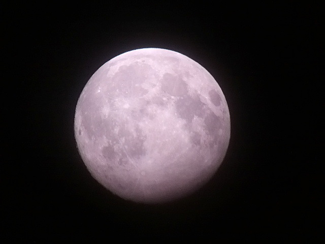 August 2014 Supermoon Over Arizona