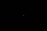 A still image from an animated GIF show New Horizon spacecraft's view of Charon orbiting Pluto in July 2014.