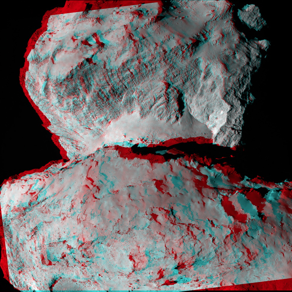 Rosetta's Comet in 3D