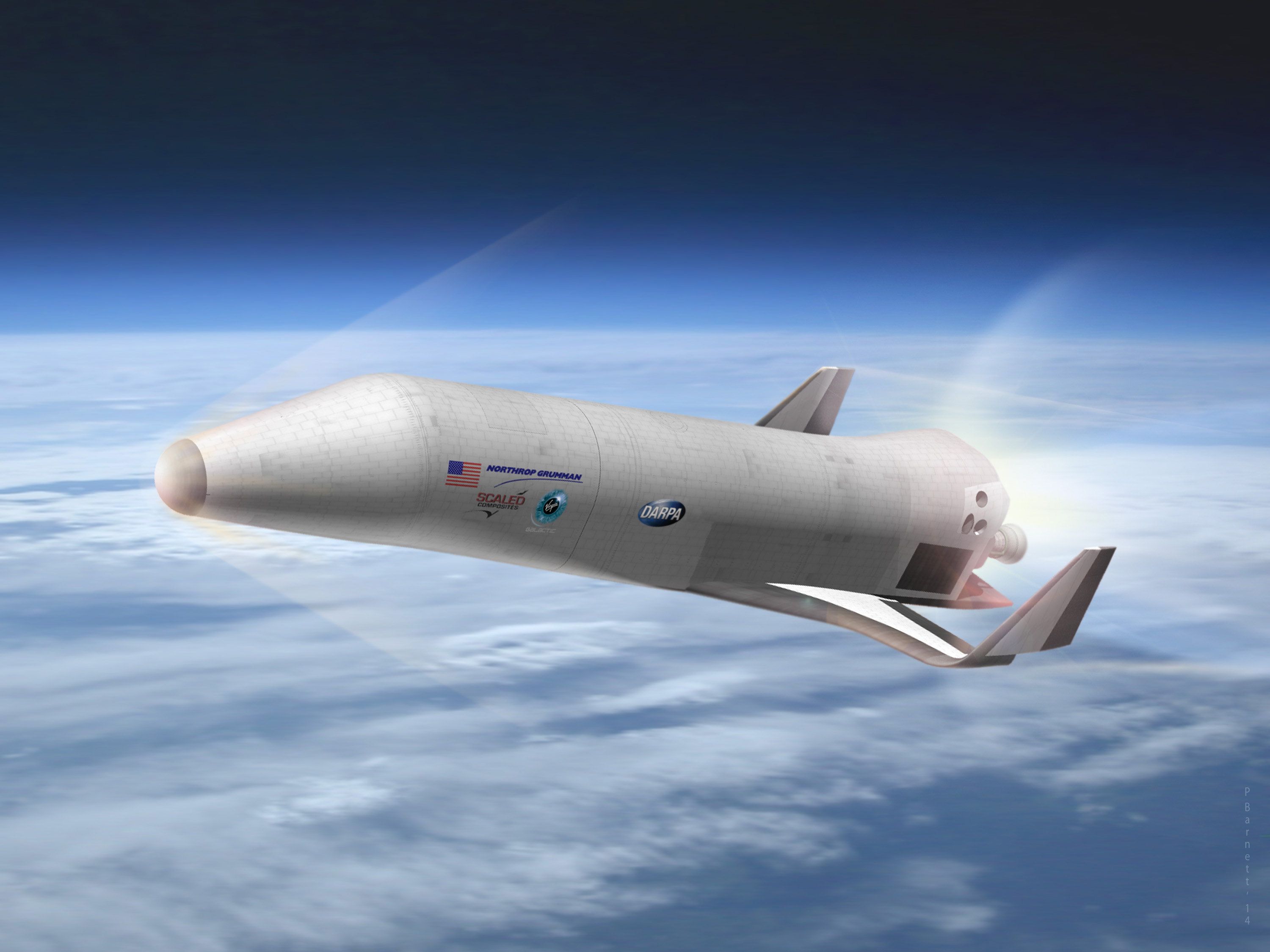 Northrop Grumman Unveils Concept for XS-1 Military Space Plane (Image)