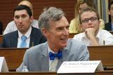 Planetary Society CEO Bill Nye 'The Science Guy' prepares to discuss why a trip to Europa could change the way humans view themselves.