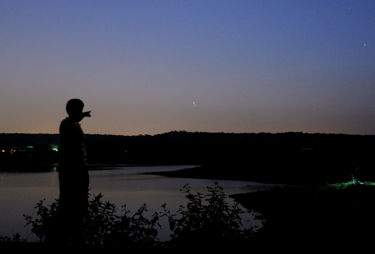 Jupiter, Venus from India
