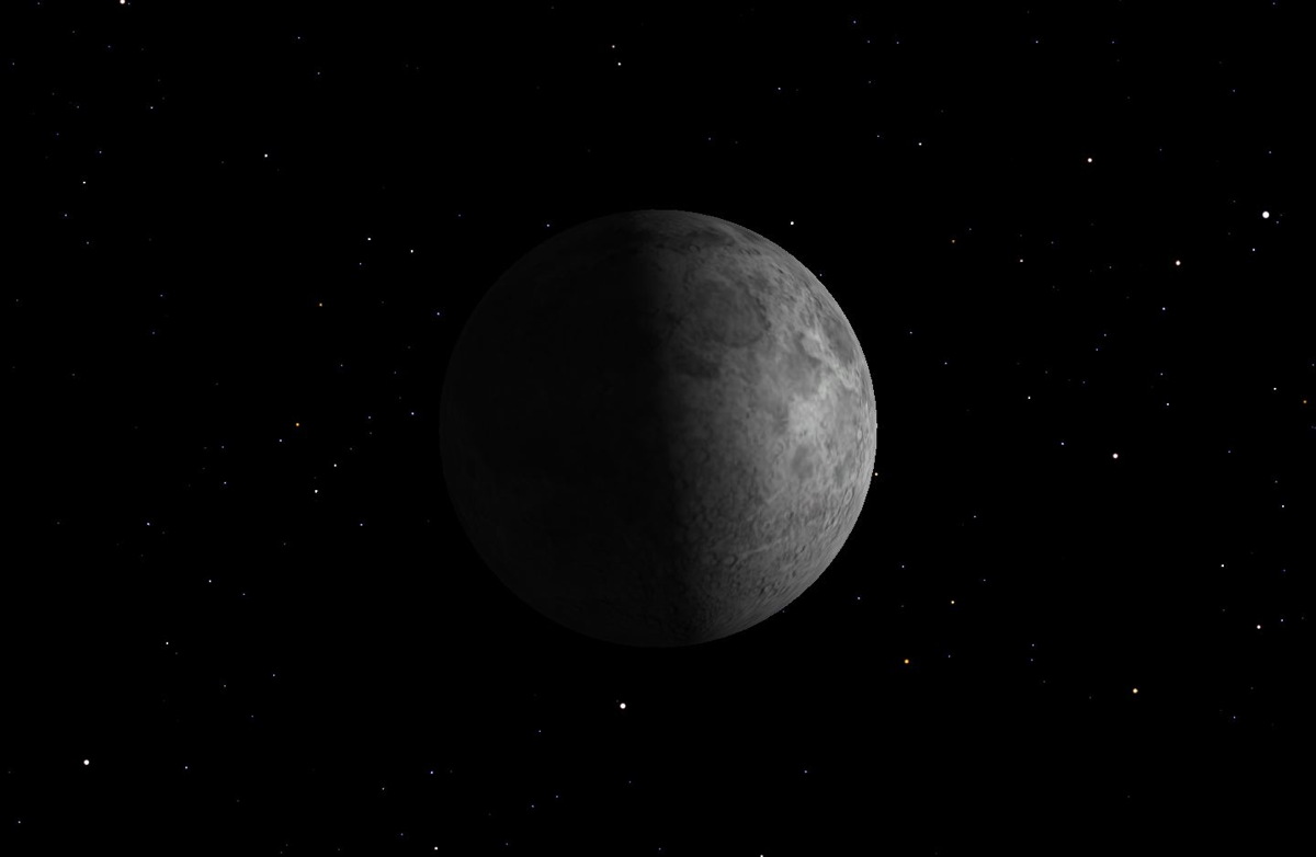 First Quarter Moon, September 2014
