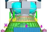Chang'e 5 artwork shows various components of China's lunar sample return mission slated for 2017.