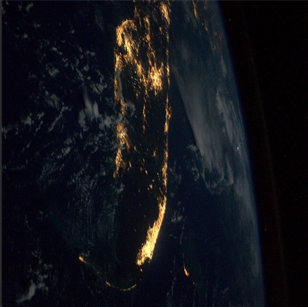 Florida by Night as Seen from the ISS