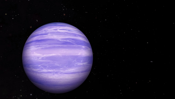Astronomers have detected traces of water ice clouds in the atmosphere of the brown dwarf WISE 0855, a misfit failed star about 7.2 light-years from Earth. The discovery is the first time water ice clouds have been found beyond the solar system, scientists say.