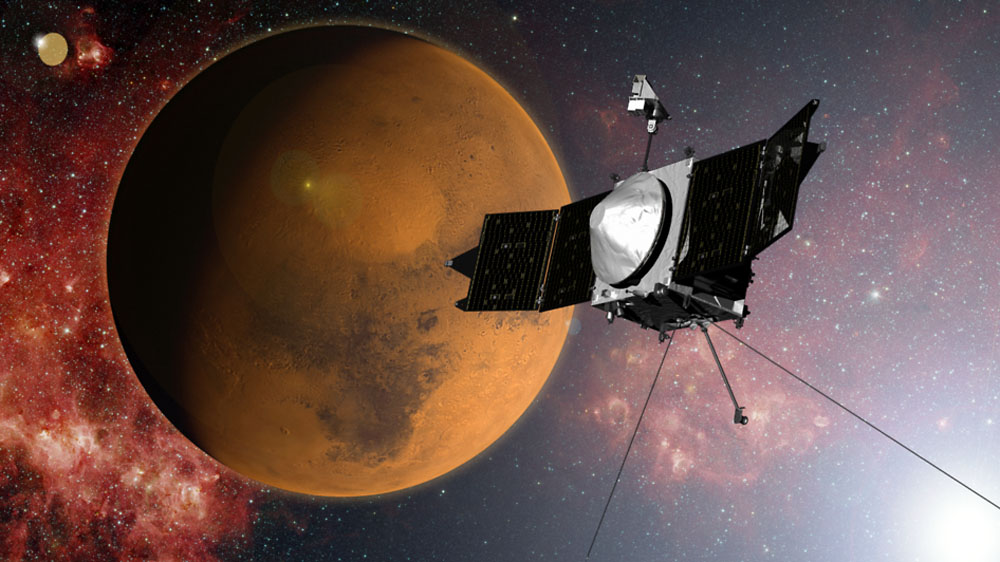NASA MAVEN at Mars