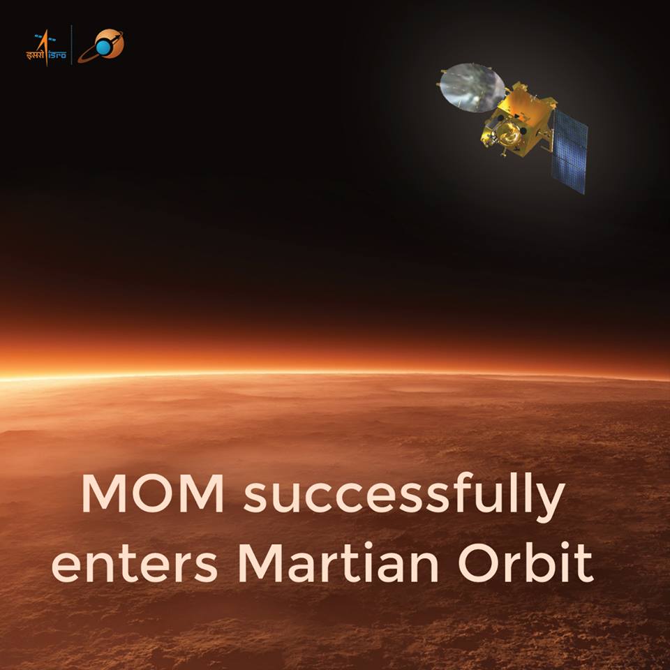 India's Mars Orbiter Mission Reaches Mars