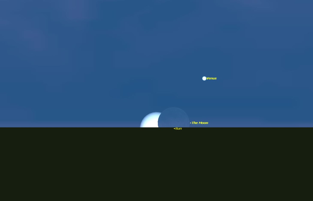 Partial Solar Eclipse as Seen in Toronto, ONT, on Oct. 23, 2014