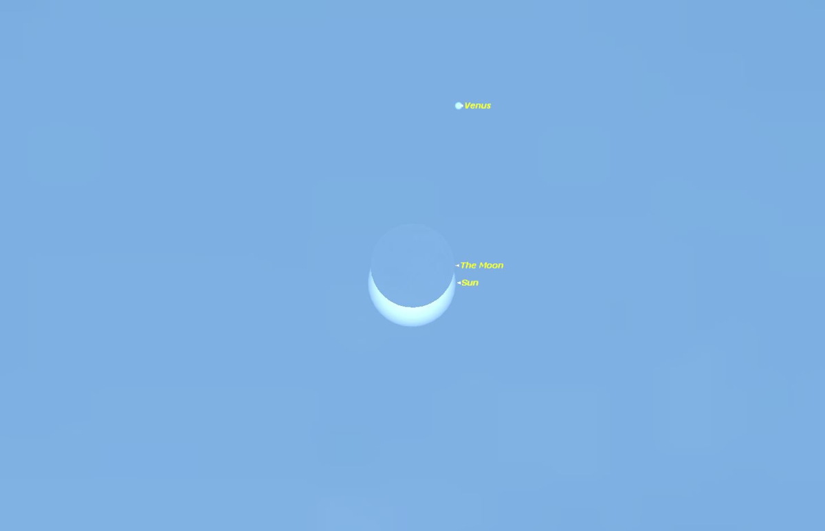 Partial Solar Eclipse as Seen in Yellowknife, NT, on Oct. 23, 2014