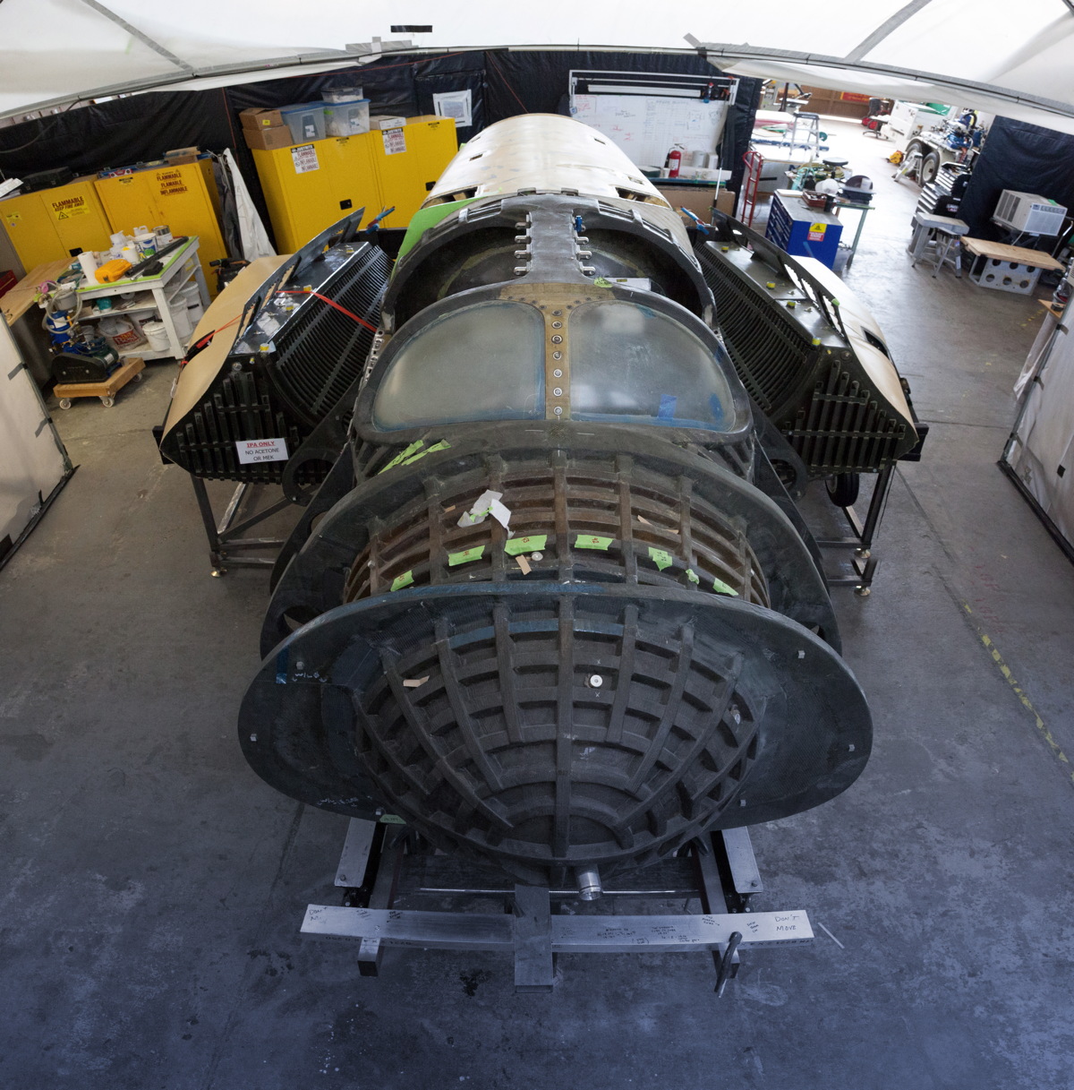 Lynx Cockpit, Fuselage and Strakes on Display