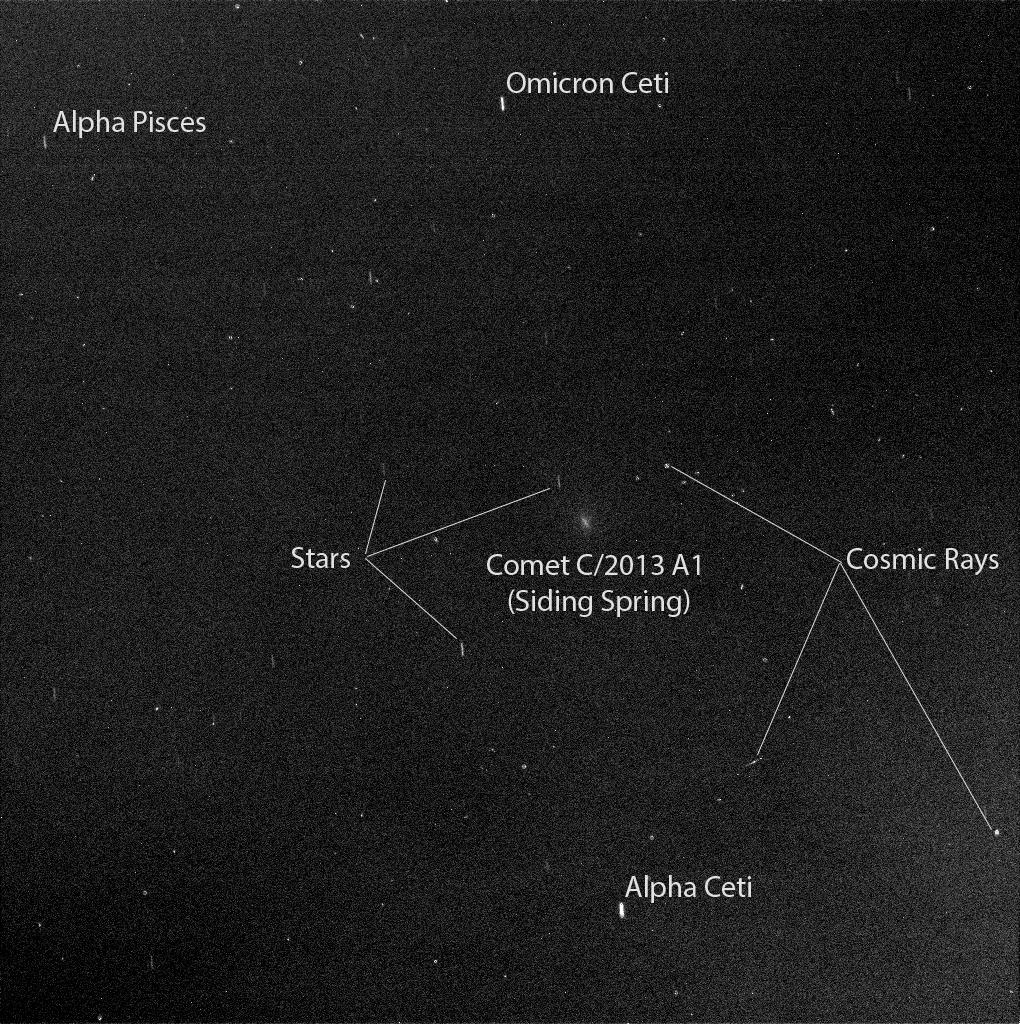 Mars Rover Opportunity's View of Comet Siding Spring