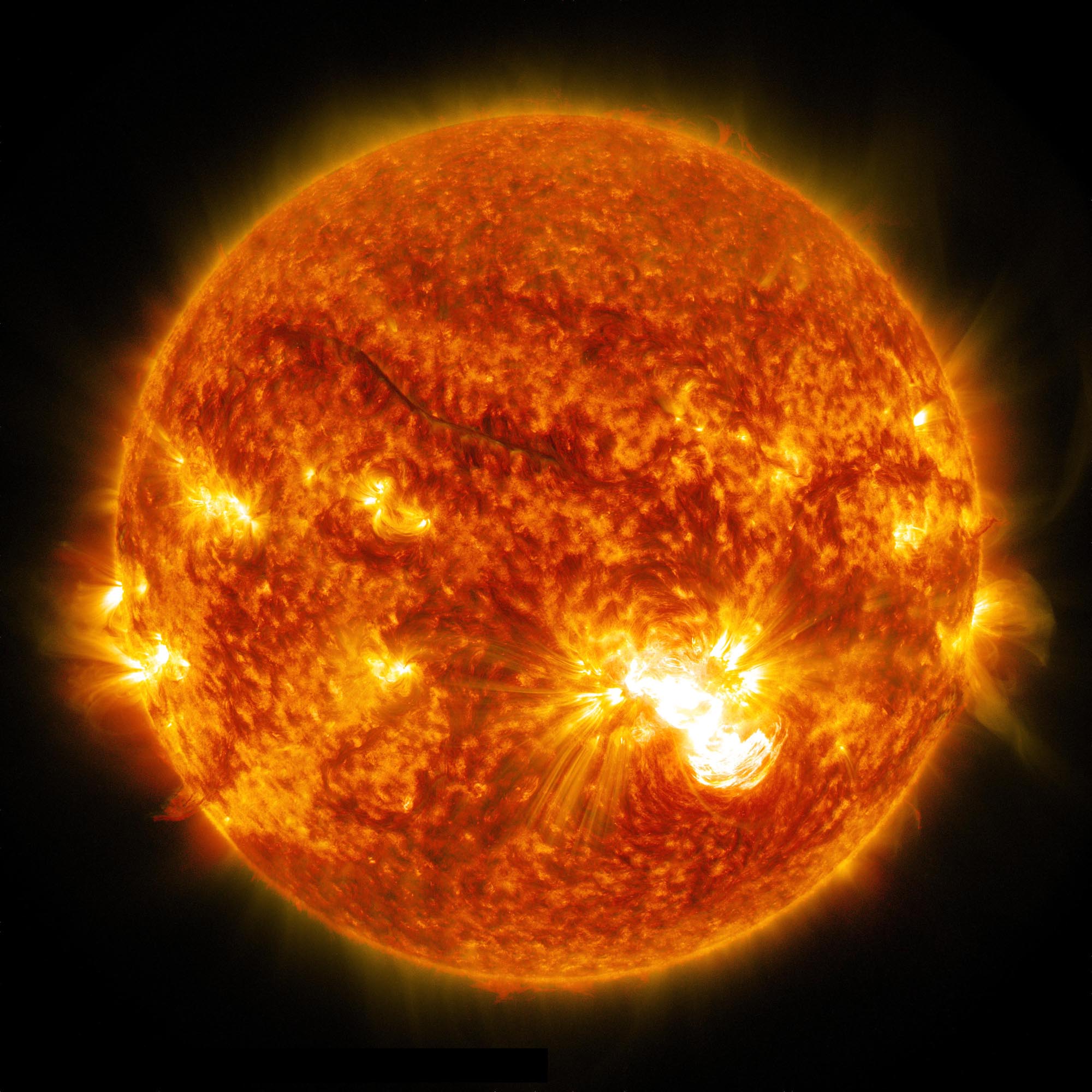 X3.1 Solar Flare of Oct. 24, 2014: Full Disk
