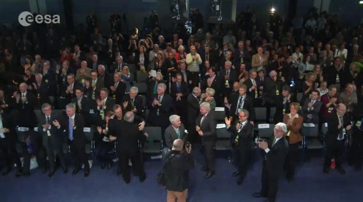 Philae Celebration at ESOC, Darmstadt, Germany