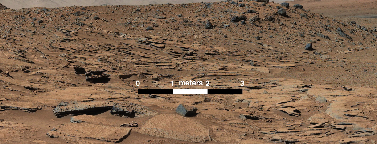 Martian Sandstone Beds Near 'Kimberley'