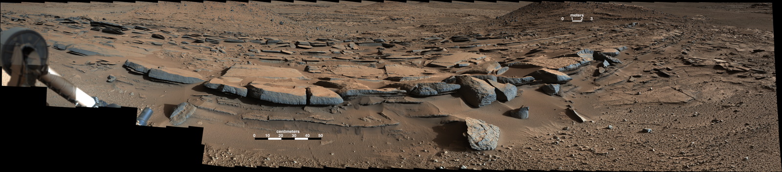 Bedding Pattern Interpreted as Martian Delta Deposition