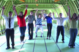 NASA interns dance to "All About That Space," a parody of "All About That Bass" by Meghan Trainor, in the latest music video from the Johnson Space Center in Houston.