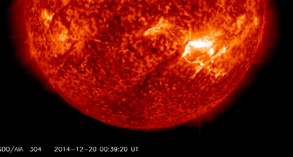 X1.8 Solar Flare of Dec. 19, 2014
