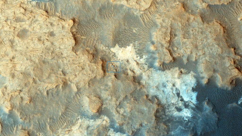 Curiosity Seen By MRO