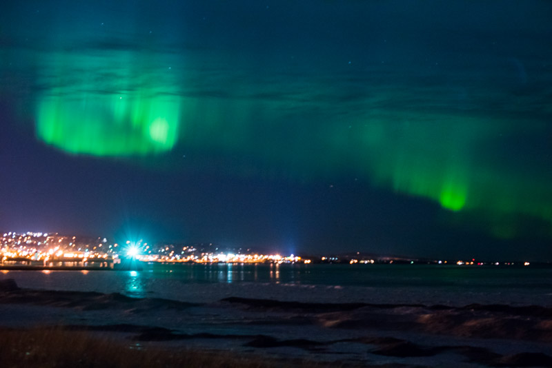 Aurora Over Duluth, Minnesota, March 17, 2015