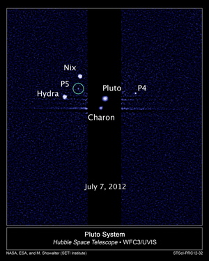 NASA's Hubble Telescope discovered four of Pluto's five known moons.