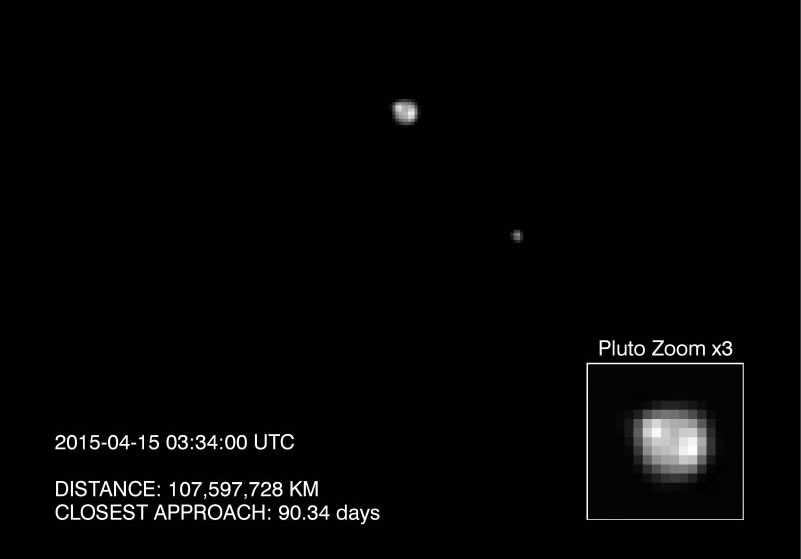 Pluto and Charon Captured by New Horizons Probe
