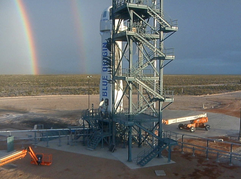 Blue Origin Double Rainbow