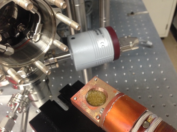 A sample of salt turned brownish after exposure to Europa-like radiation, suggesting the dark streaks on the Jupiter moon’s surface may be deposits of sea salt.