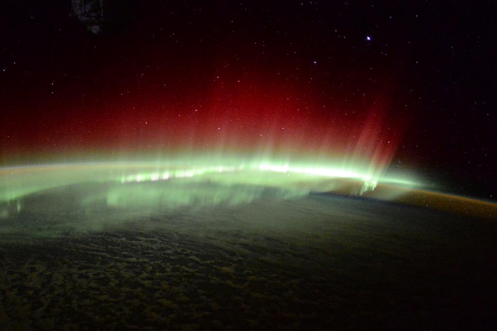 Aurora Australis West of Australia