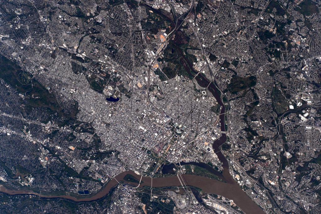 Washington, D.C., as Seen from the International Space Station