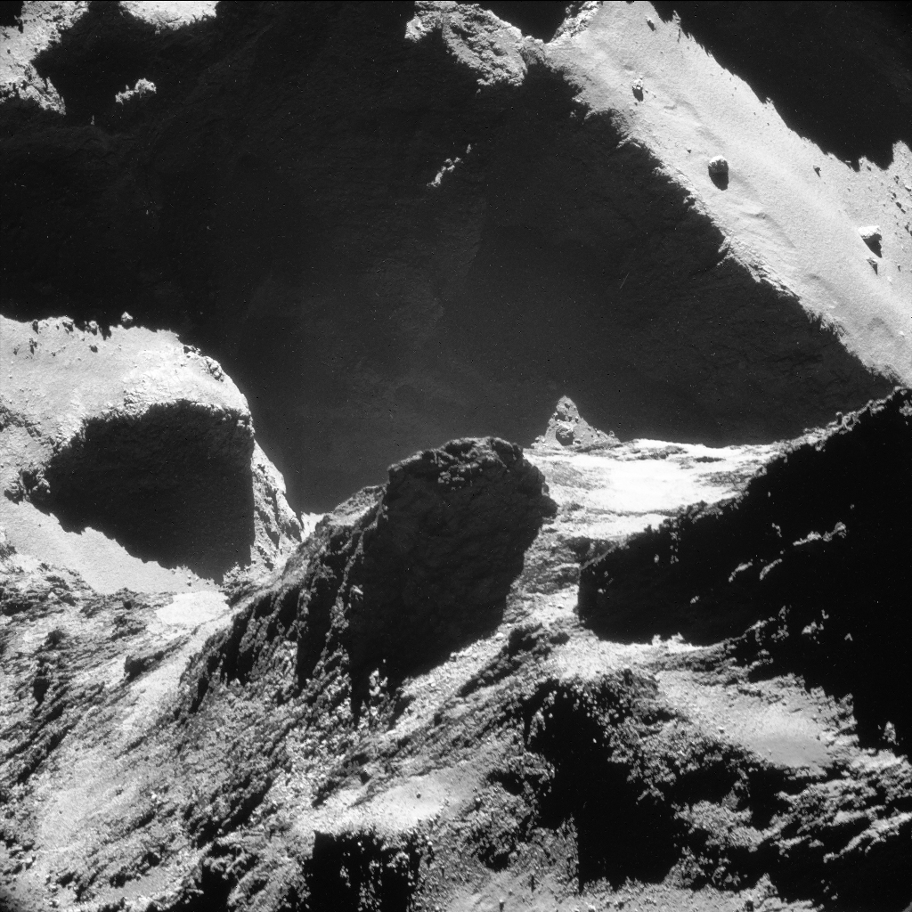 Rosetta navigation camera image of Comet 67P/Churyumov-Gerasimenko