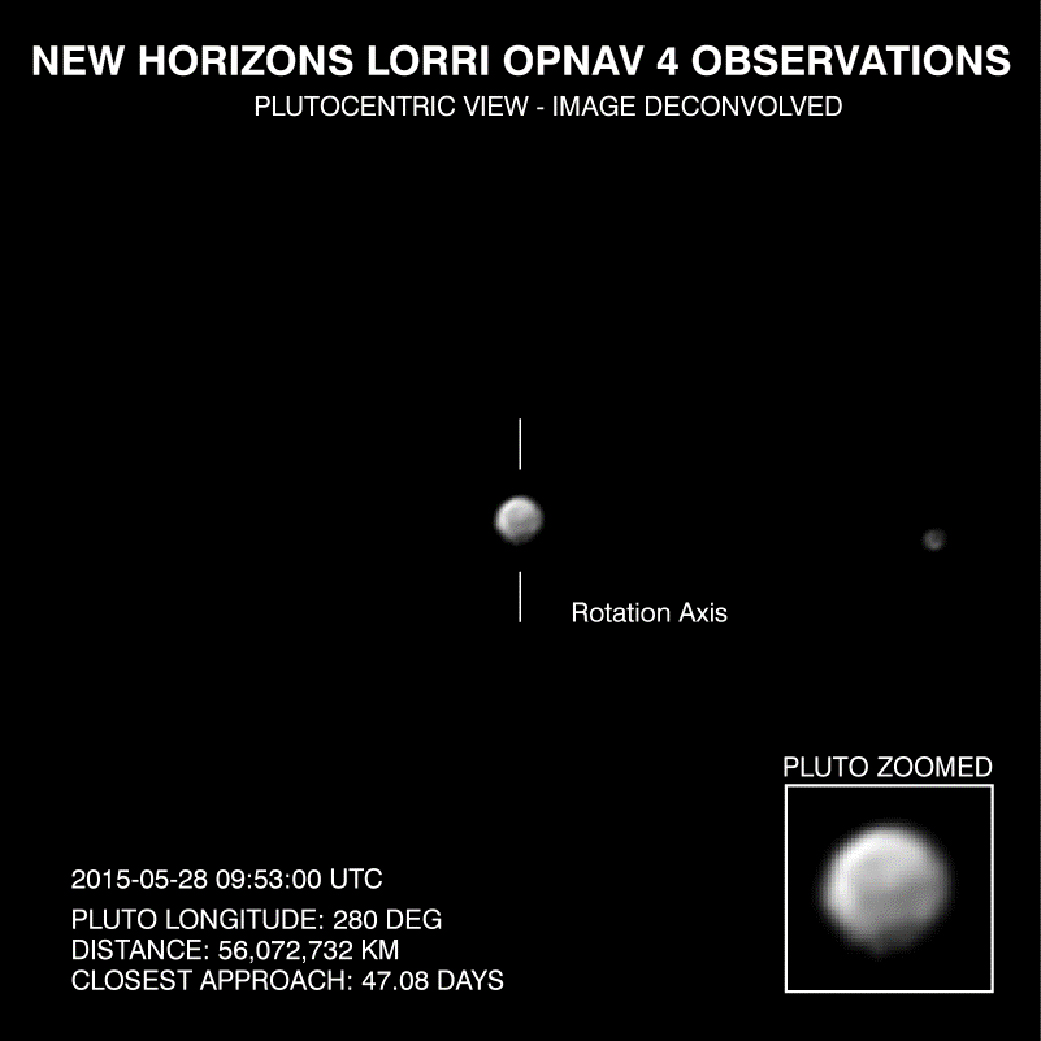 New Horizons' Image of Pluto Deconvolved
