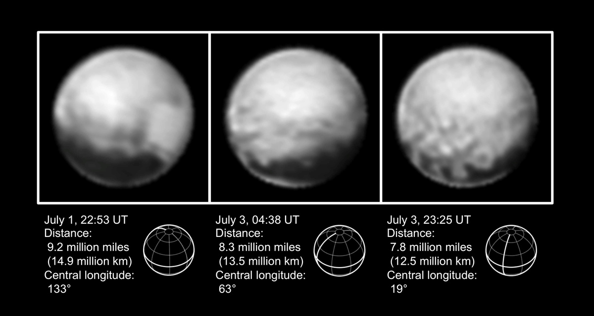 High-Resolution Views of Pluto by NASA’s New Horizons