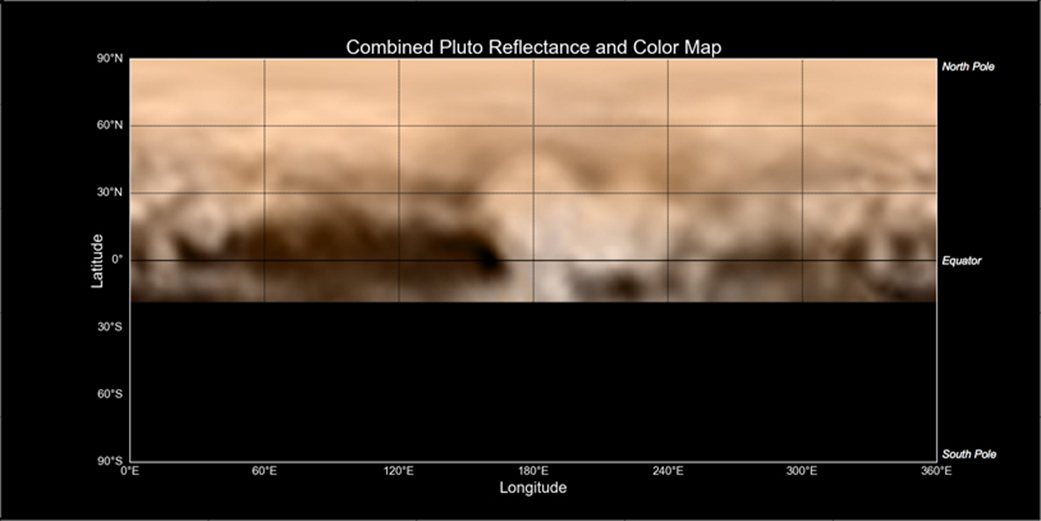 Map of Pluto