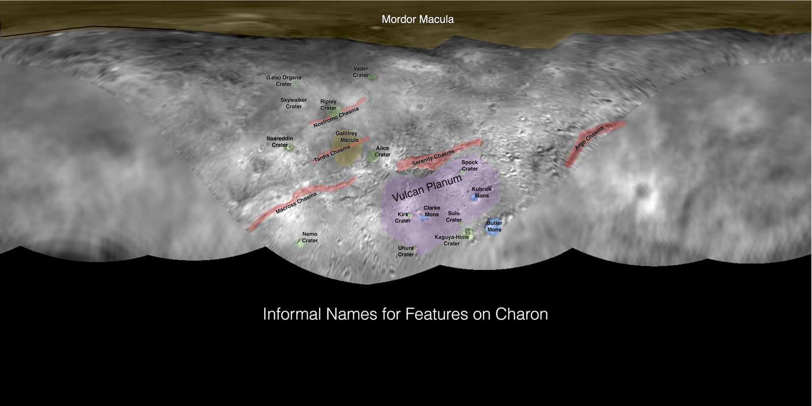 Informal Names for Features on Pluto’s Moon Charon