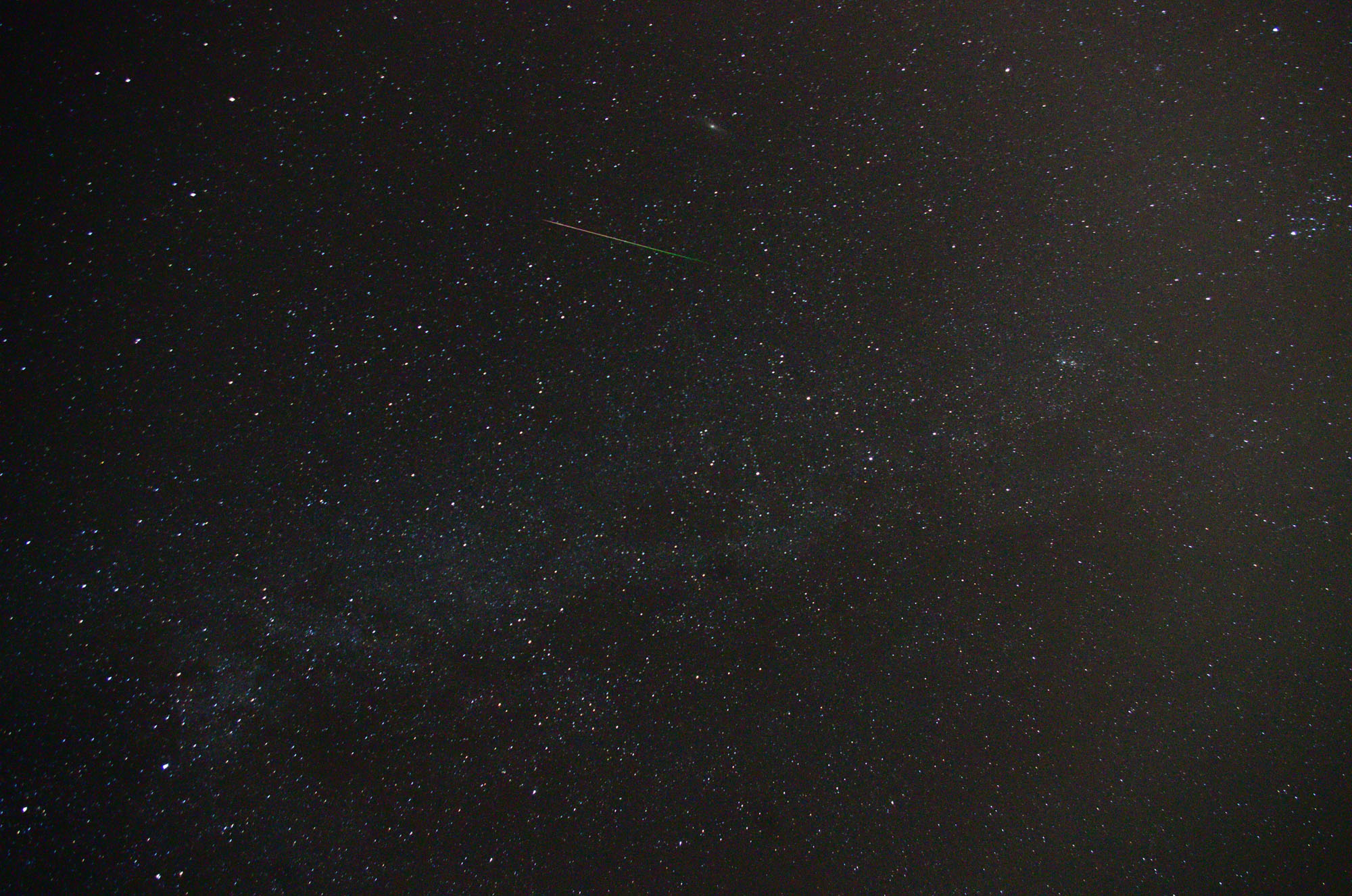 Perseid Meteor Shower Over High Point, NJ