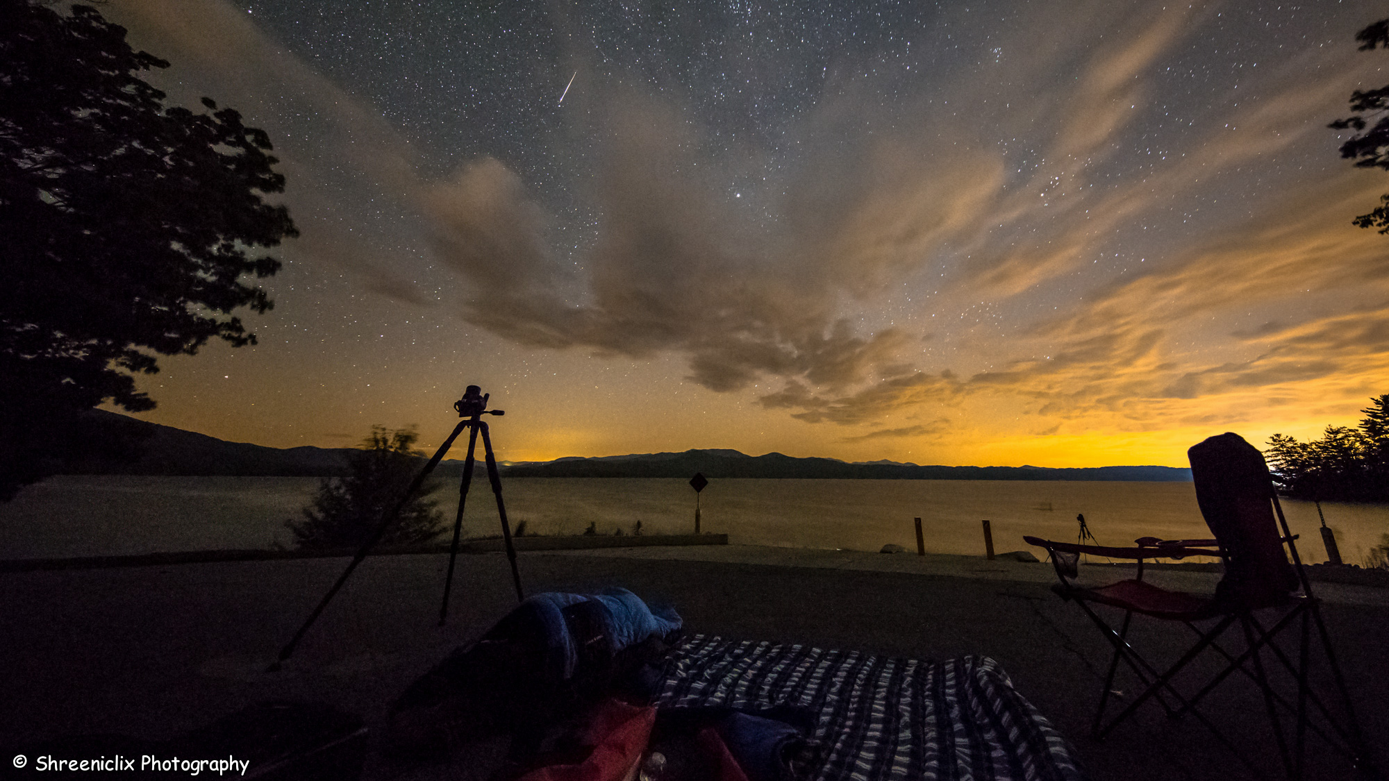Perseids Over Lake Jocassee