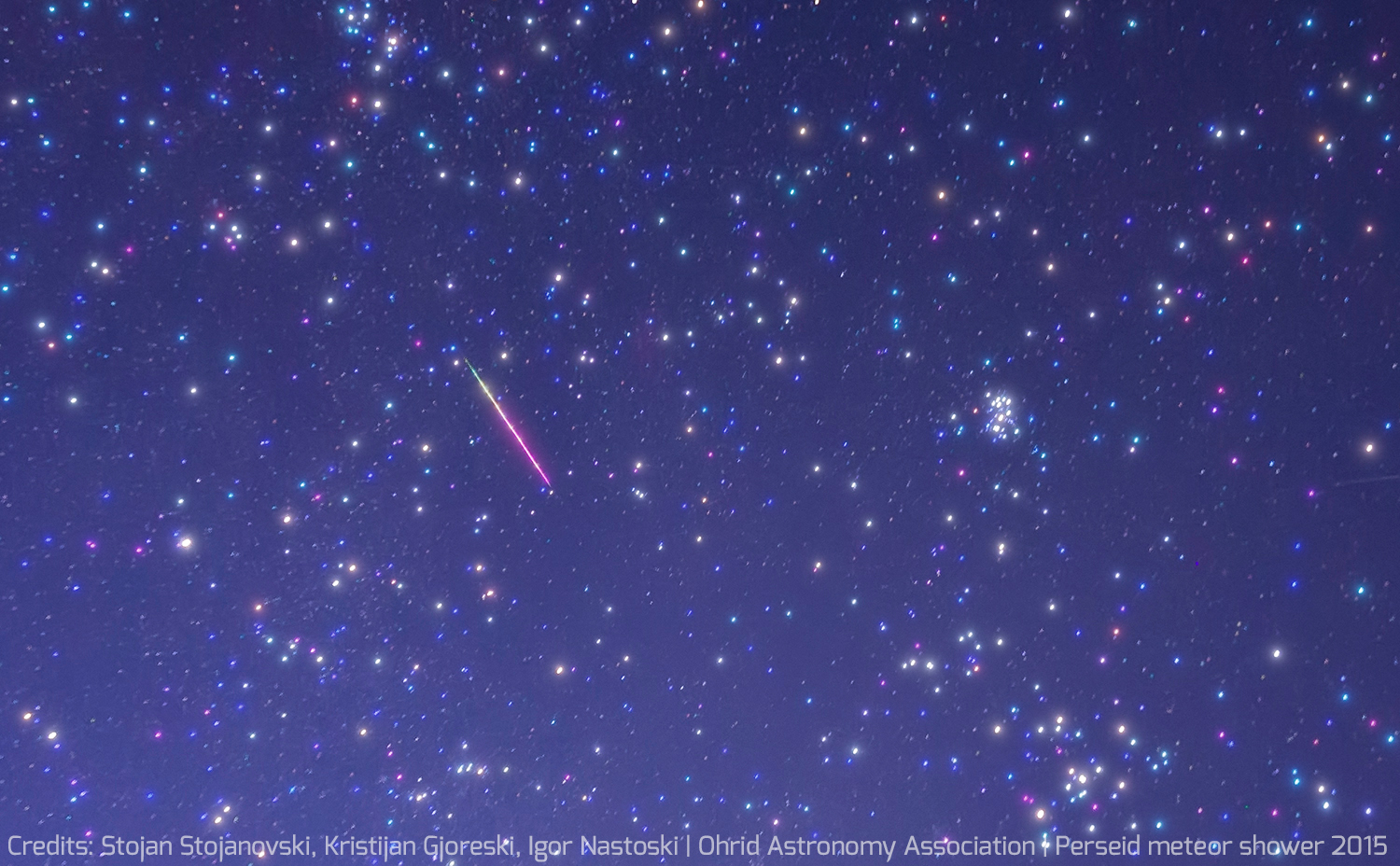 2015 Perseid Meteor Shower in Macedonia