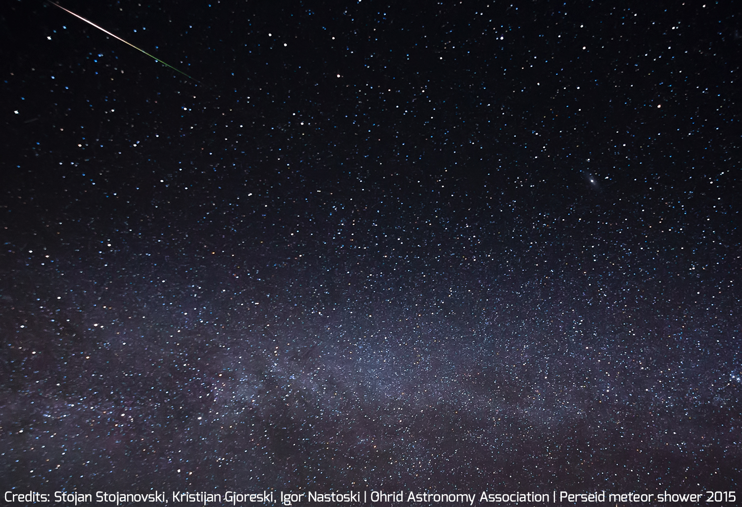 2015 Perseids: Macedonia Meteor
