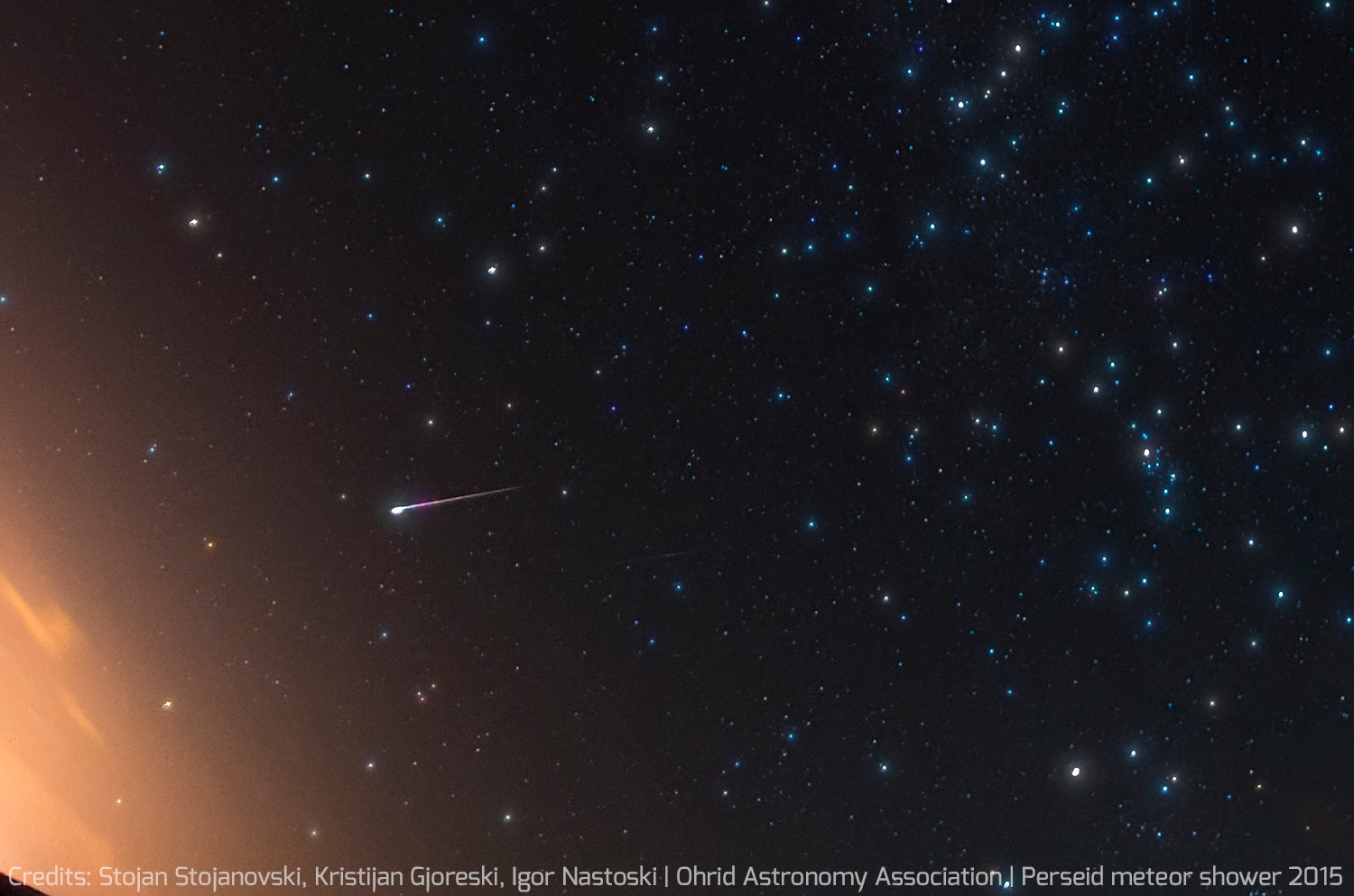 Bright Perseid