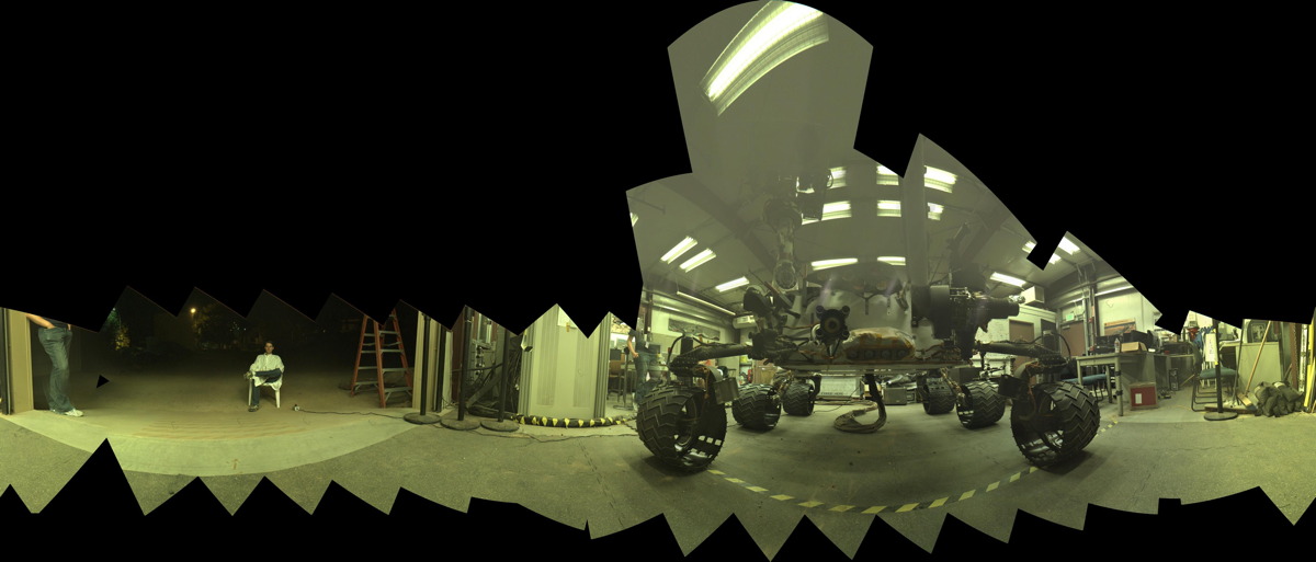 Test Rover Practices Taking Self-Portrait