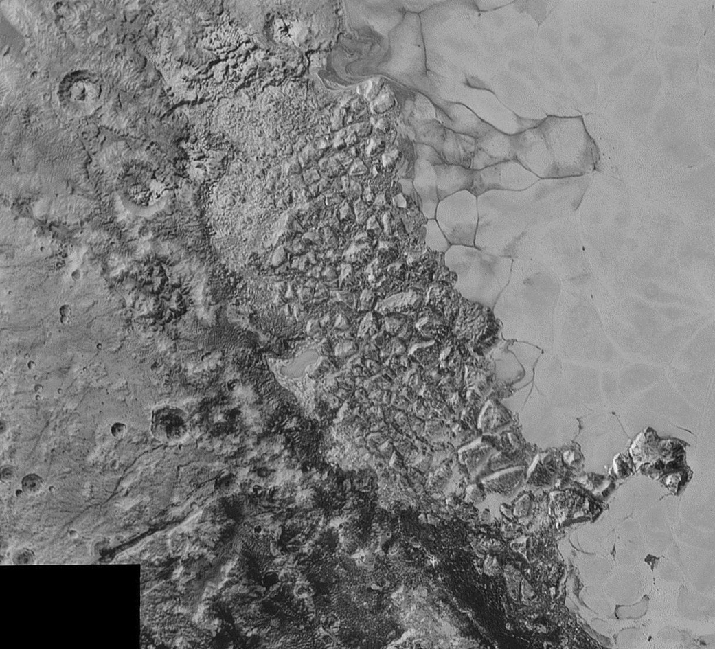 Range of Surface Features on Pluto