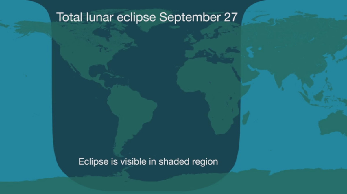 Sept. 28, 2015, Lunar Eclipse Visibility